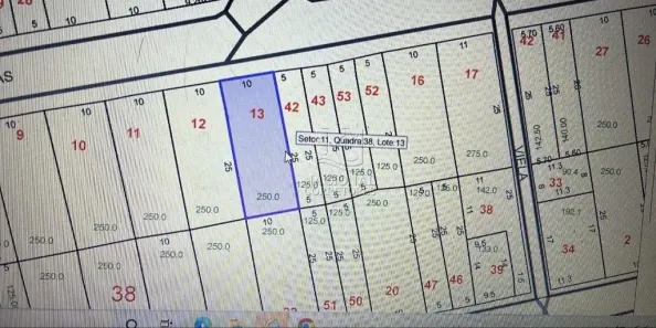 Lote/Terreno à venda, 250m² no Jardim do Estádio, Santo André