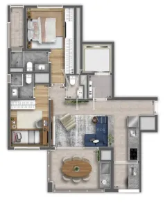 Apartamento com 2 Quartos à venda, 80m² no Vila Clementino, São Paulo