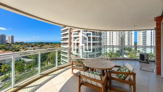 Apartamento com 3 Quartos para alugar, 170m² no Barra da Tijuca, Rio de Janeiro