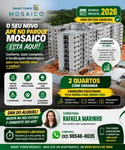 Apartamento com 2 Quartos à venda, 46m² no Lírio do Vale, Manaus
