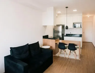 Apartamento com 1 Quarto para alugar, 26m² no Mirandópolis, São Paulo