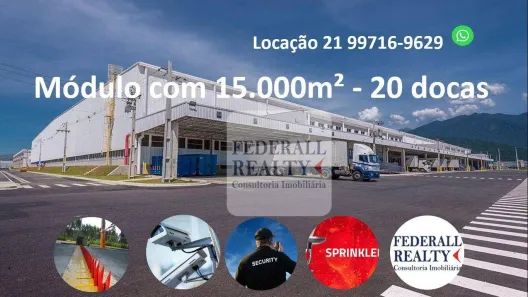Galpão/Depósito/Armazém para alugar, 15808m² no Campo Grande, Rio de Janeiro