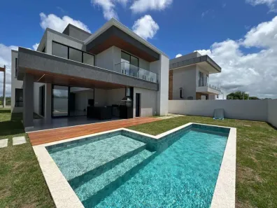 Casa de Condomínio com 4 Quartos à venda, 302m² no Alphaville (Abrantes), Camaçari