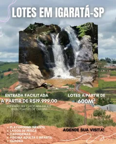 Lote/Terreno à venda, 600m² no , Igaratá