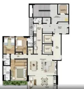 Apartamento com 3 Quartos à venda, 130m² no Caminho das Árvores, Salvador
