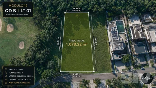 Lote/Terreno à venda, 1078m² no Riviera, Bertioga