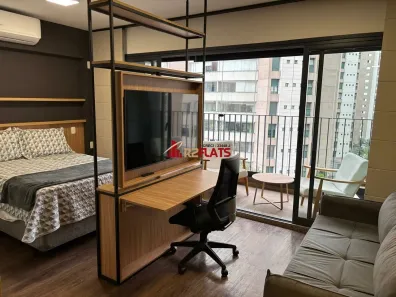 Flat com 1 Quarto para alugar, 38m² no Indianópolis, São Paulo