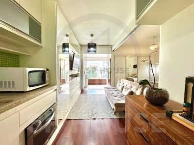 Apartamento com 1 Quarto para venda ou aluguel, 43m² no Brooklin Paulista, São Paulo