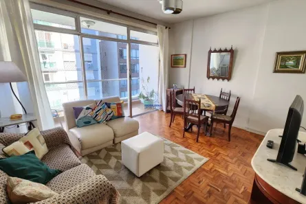 Apartamento com 2 Quartos para alugar, 112m² no Gonzaga, Santos