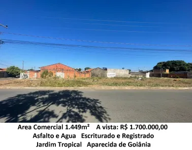Lote/Terreno à venda, 1449m² no Jardim Tropical, Aparecida de Goiânia