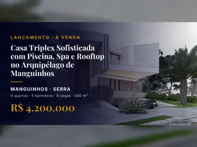 Casa com 4 Quartos à venda, 342m² no Manguinhos, Serra