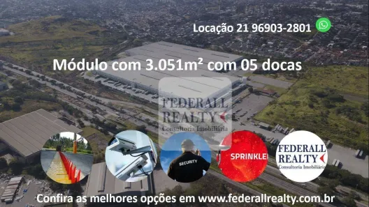 Galpão/Depósito/Armazém para alugar, 3051m² no Chácaras Reunidas Santa Terezinha, Contagem