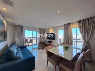 Apartamento com 3 Quartos à venda, 128m² no Encruzilhada, Santos