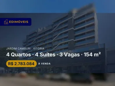 Apartamento com 4 Quartos à venda, 154m² no Jardim Camburi, Vitória