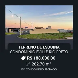 Lote/Terreno à venda, 262m² no Maisparque Rio Preto, São José do Rio Preto