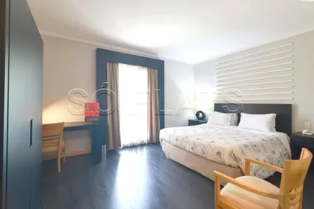 Flat com 1 Quarto para alugar, 28m² no Cerqueira César, São Paulo