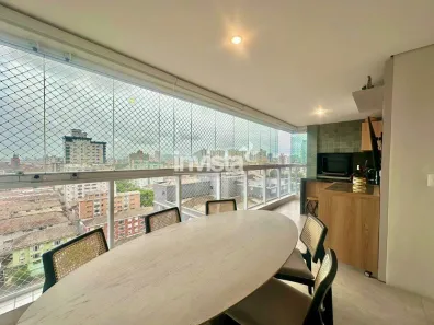 Apartamento com 3 Quartos à venda, 129m² no Ponta da Praia, Santos