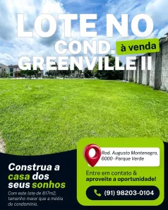 Lote/Terreno à venda, 817m² no Parque Verde, Belém
