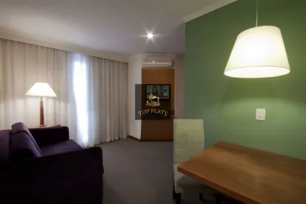 Flat com 1 Quarto para alugar, 50m² no Vila Olímpia, São Paulo