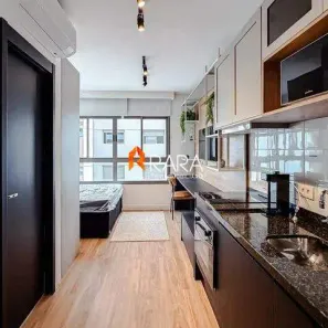 Apartamento com 1 Quarto para alugar, 24m² no Vila Firmiano Pinto, São Paulo