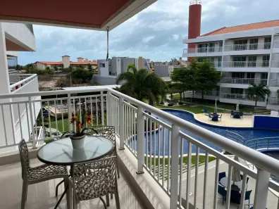 Apartamento com 2 Quartos para alugar, 87m² no Porto das Dunas, Aquiraz