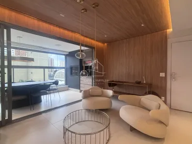 Apartamento com 2 Quartos para alugar, 112m² no Cambuí, Campinas
