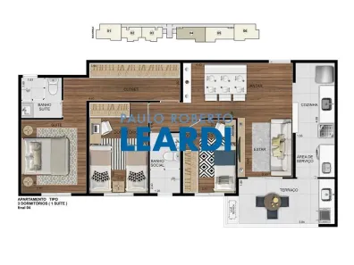 Apartamento com 3 Quartos à venda, 75m² no Fundação, São Caetano do Sul