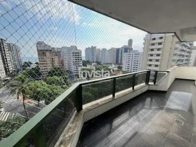 Apartamento com 4 Quartos para alugar, 504m² no Embaré, Santos