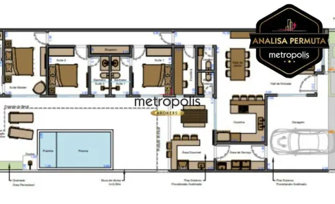 Casa com 3 Quartos à venda, 200m² no Residencial Evidências, Indaiatuba