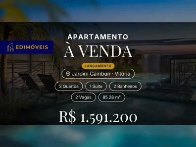 Apartamento com 3 Quartos à venda, 85m² no Jardim Camburi, Vitória