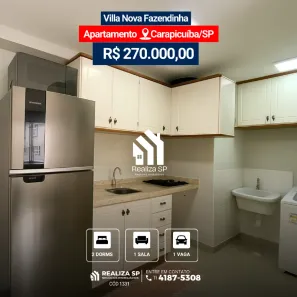 Apartamento com 2 Quartos à venda, 35m² no Pousada dos Bandeirantes, Carapicuíba