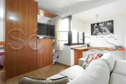 Flat com 1 Quarto à venda, 34m² no Brooklin Paulista, São Paulo