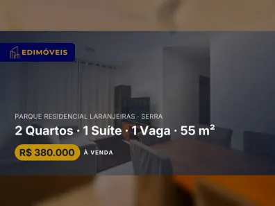 Apartamento com 2 Quartos à venda, 55m² no Parque Residencial Laranjeiras, Serra