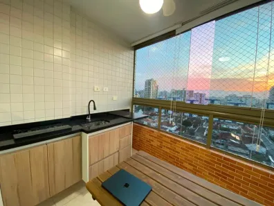 Apartamento com 2 Quartos para alugar, 55m² no Canto do Forte, Praia Grande