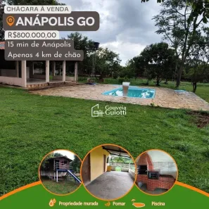 Fazenda/Sítio com 2 Quartos à venda, 120m² no Jardim Promissão, Anápolis