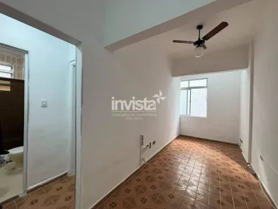 Apartamento com 1 Quarto para alugar, 54m² no Gonzaga, Santos