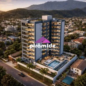 Apartamento com 2 Quartos à venda, 58m² no Balneário Gardem Mar, Caraguatatuba