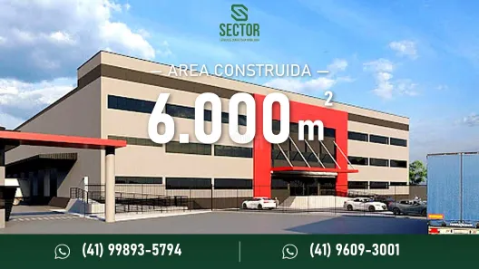 Galpão/Depósito/Armazém para alugar, 6000m² no Ipê, São José dos Pinhais