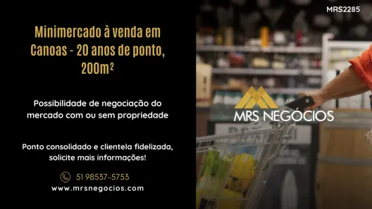 Ponto Comercial à venda, 200m² no Centro, Canoas