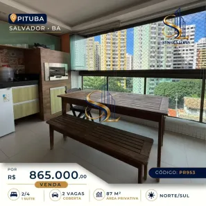 Apartamento com 2 Quartos à venda, 87m² no Pituba, Salvador