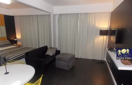 Flat com 1 Quarto para alugar, 31m² no Moema, São Paulo