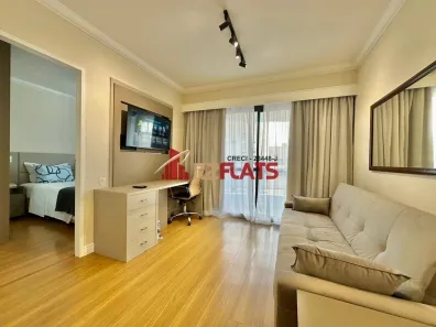 Flat com 1 Quarto para alugar, 37m² no Indianópolis, São Paulo