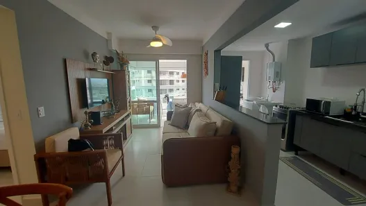 Apartamento com 2 Quartos para alugar, 75m² no Vila Alzira, Guarujá