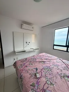 Apartamento com 2 Quartos para alugar, 58m² no Ponta Negra, Natal