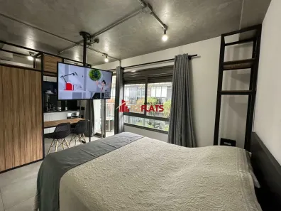 Apartamento com 1 Quarto para alugar, 33m² no Vila Madalena, São Paulo