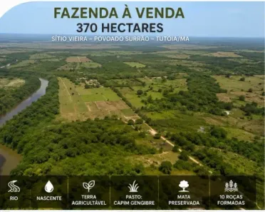 Lote/Terreno com 1 Quarto à venda, 3700000m² no , Tutóia
