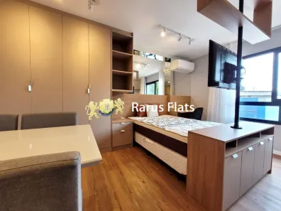 Apartamento com 1 Quarto para alugar, 26m² no Indianópolis, São Paulo