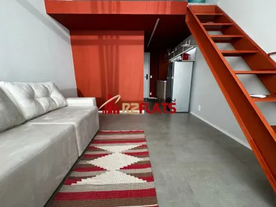 Apartamento com 1 Quarto para alugar, 28m² no Moema, São Paulo