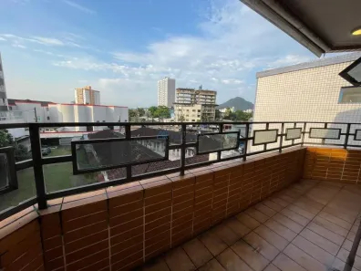 Apartamento com 4 Quartos para alugar, 154m² no Guilhermina, Praia Grande