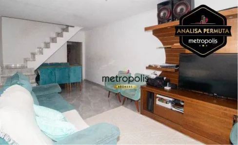 Sobrado com 3 Quartos à venda, 189m² no Vila Palmares, Santo André